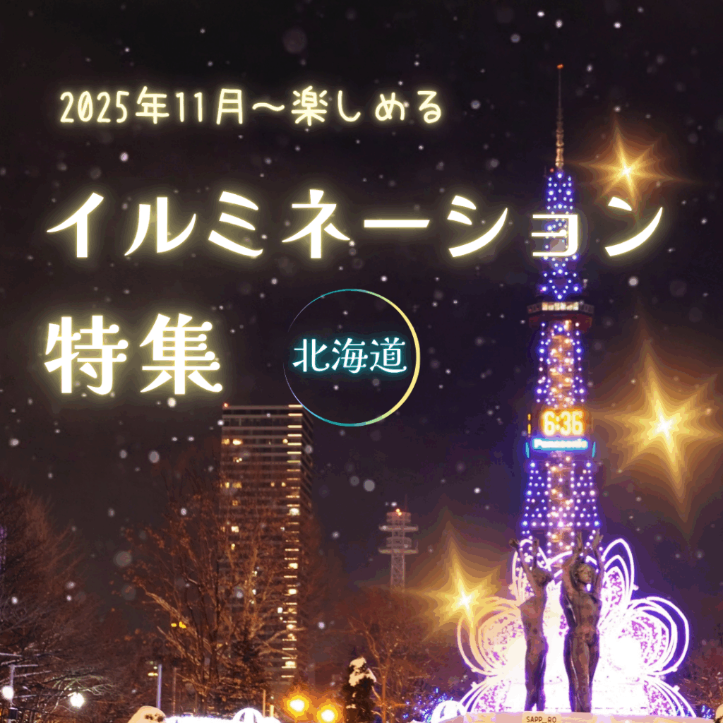 2025年11月から楽しめる北海道イルミネーション特集