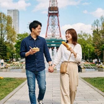 今年も札幌の春がスタート！とうきびワゴンから始める大通公園散策アイキャッチ画像