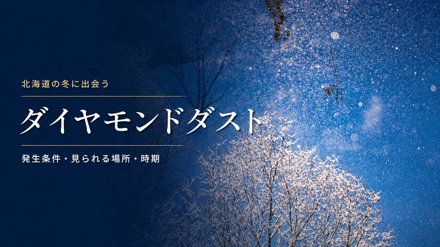 ダイヤモンドダストとは｜発生条件と北海道で見られる場所・時期を解説