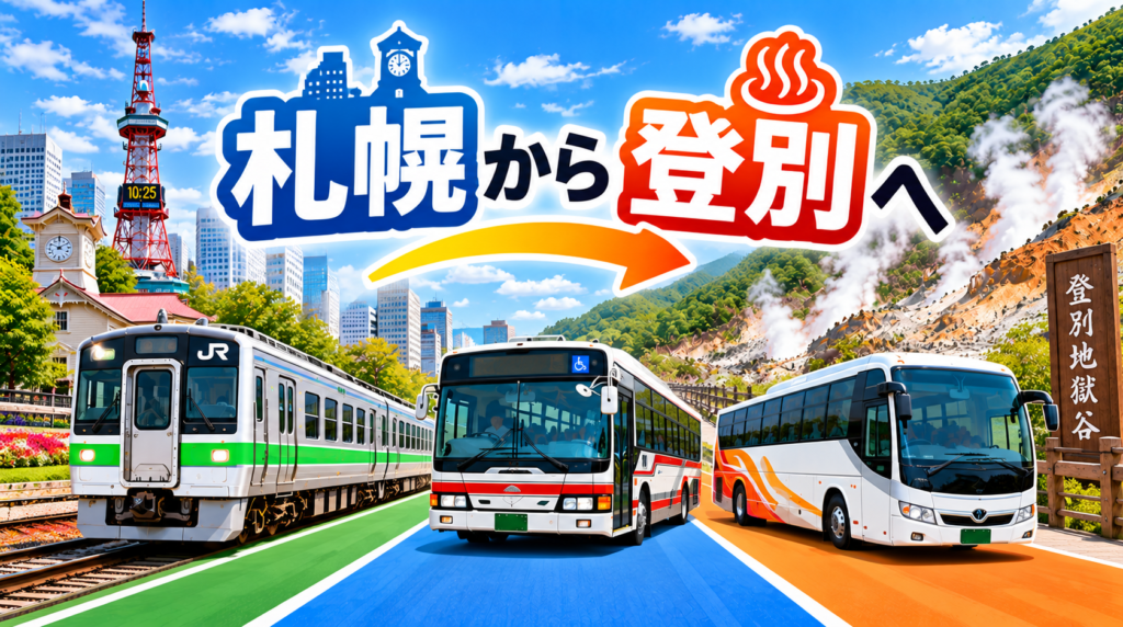 札幌から登別へ